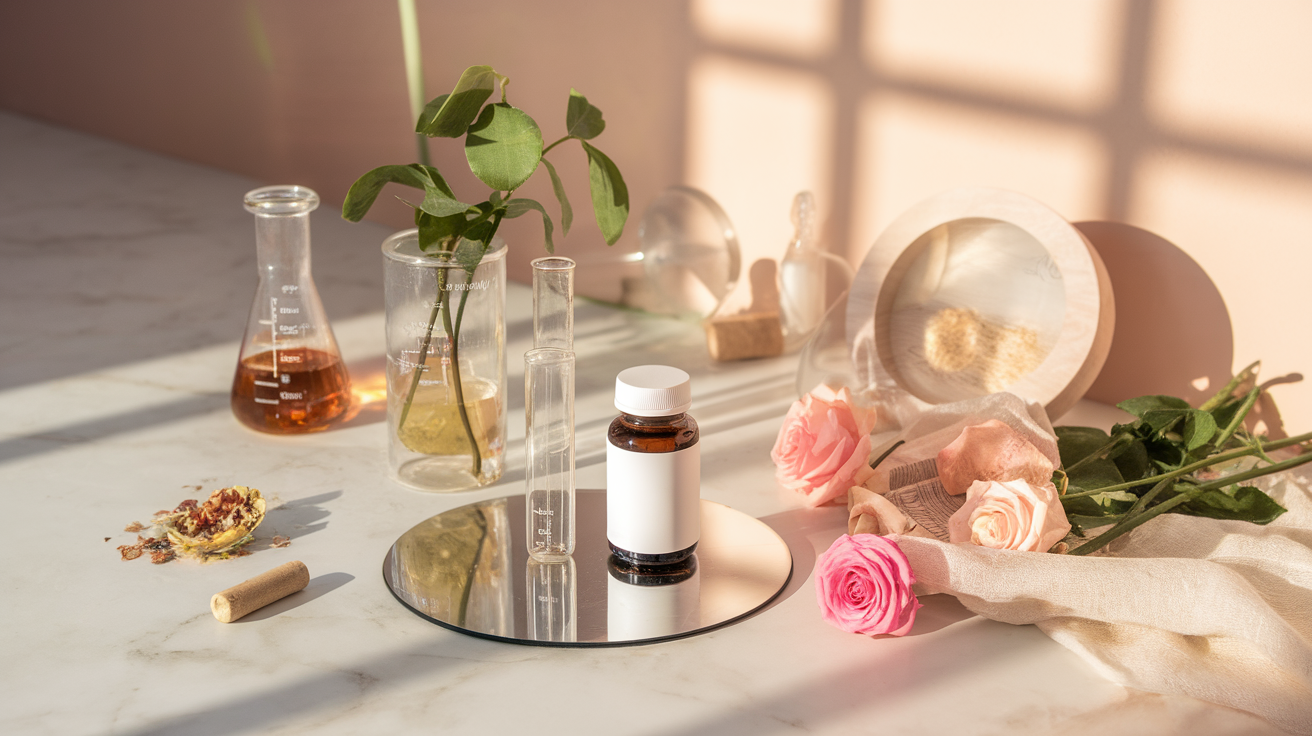 Laboratorio Bellaluce con ingredienti naturali